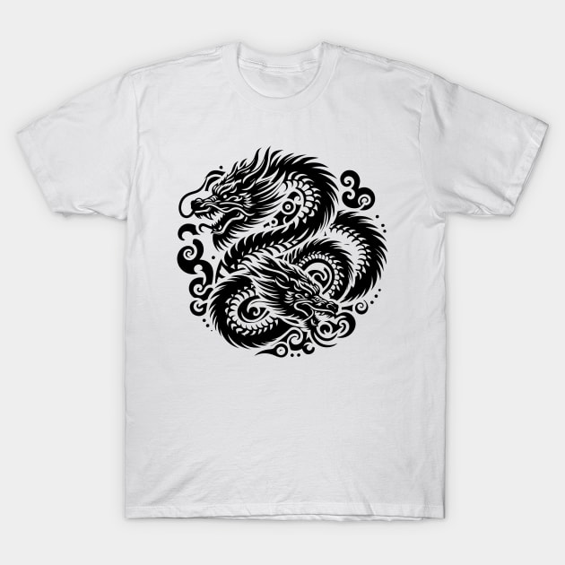 dragon design T-Shirt by lkn